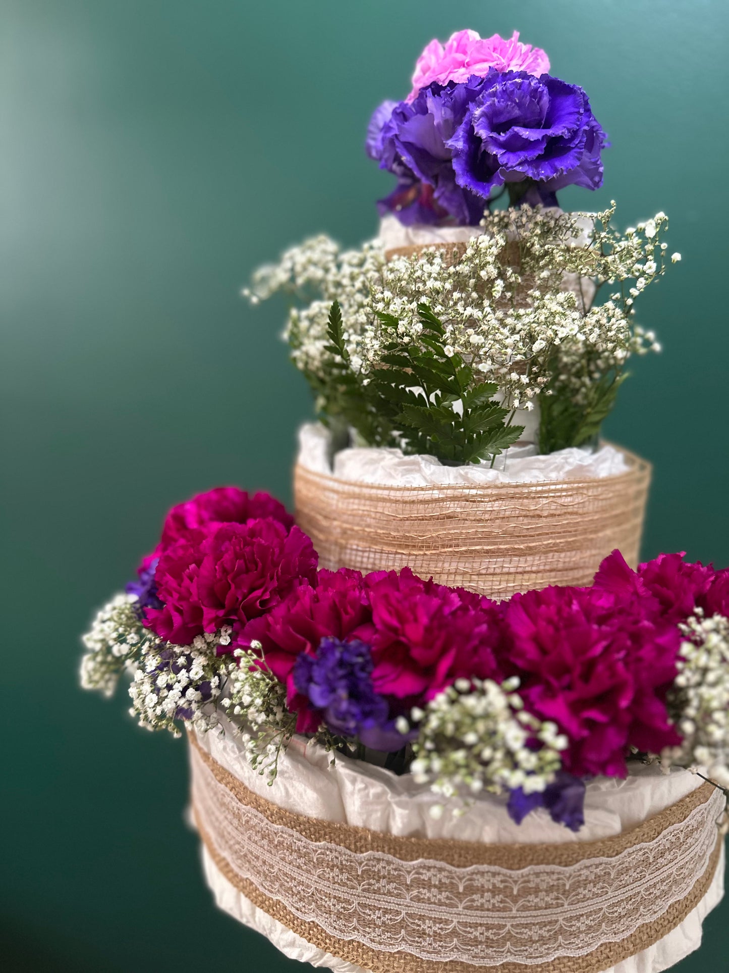 Blooming Beginnings Diaper Cake